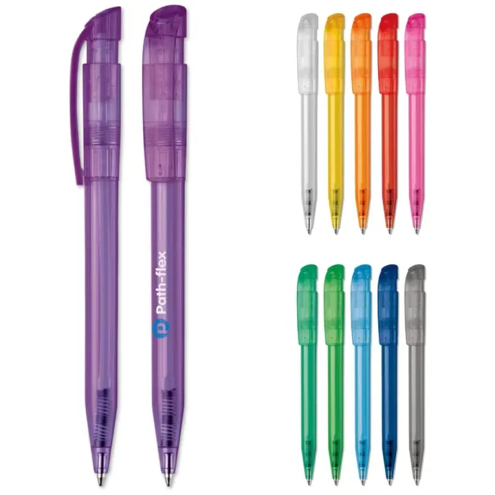 Ball pen S45 Clear transparent - LT87772 (gadzety reklamowe)